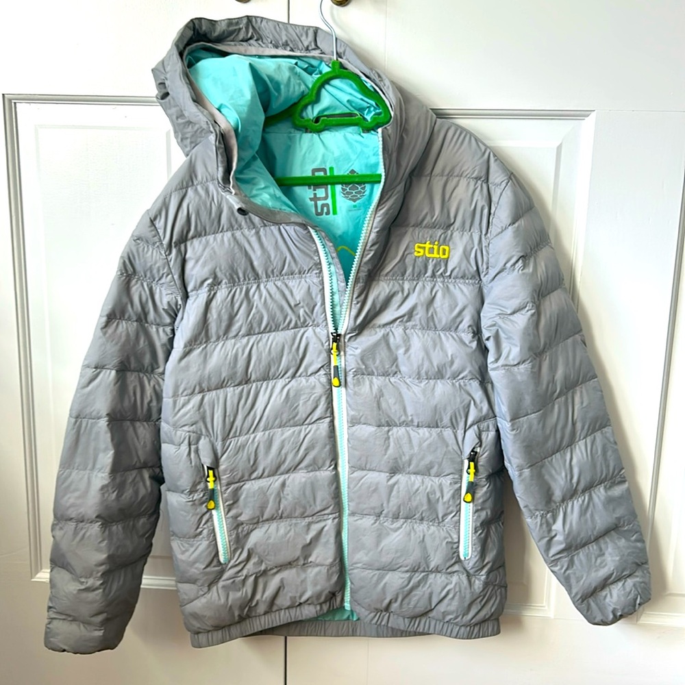 Kids STIO Down Hooded Jacket